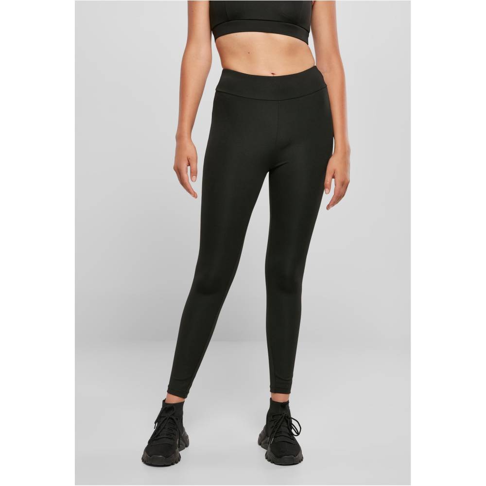 Urban Classics - Recycled High Waist Sportgamaschen - Schwarz